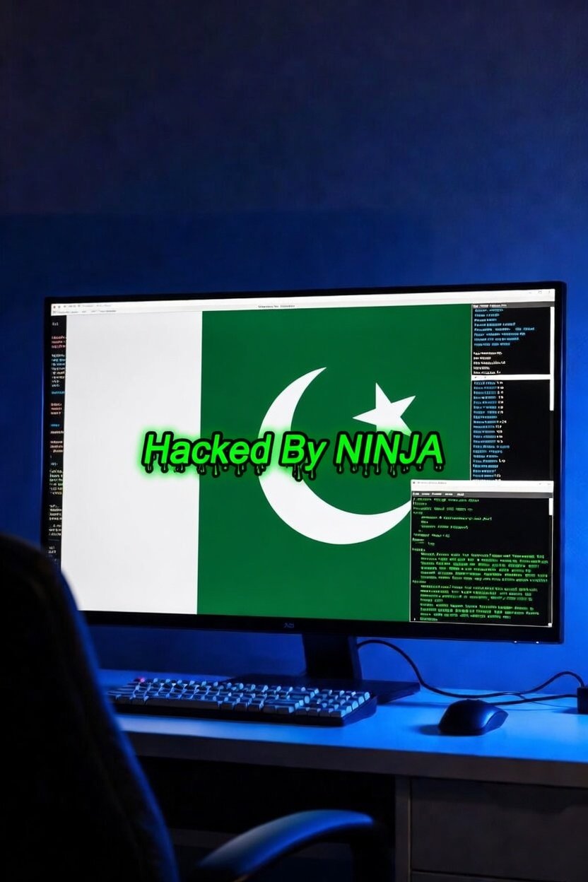 Ninja computer display from the former lodge gallery
